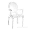 Cadeira de luxo extravagante plástico italiano cadeiras empilháveis